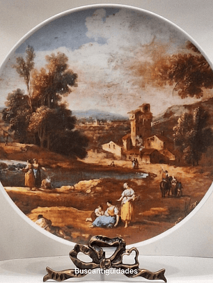 Prato decorativo, Cena Rural 