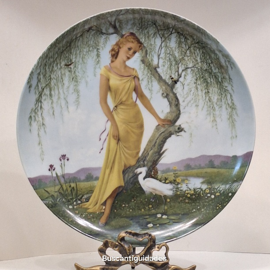 Prato decorativo,  Representando o Verão  1