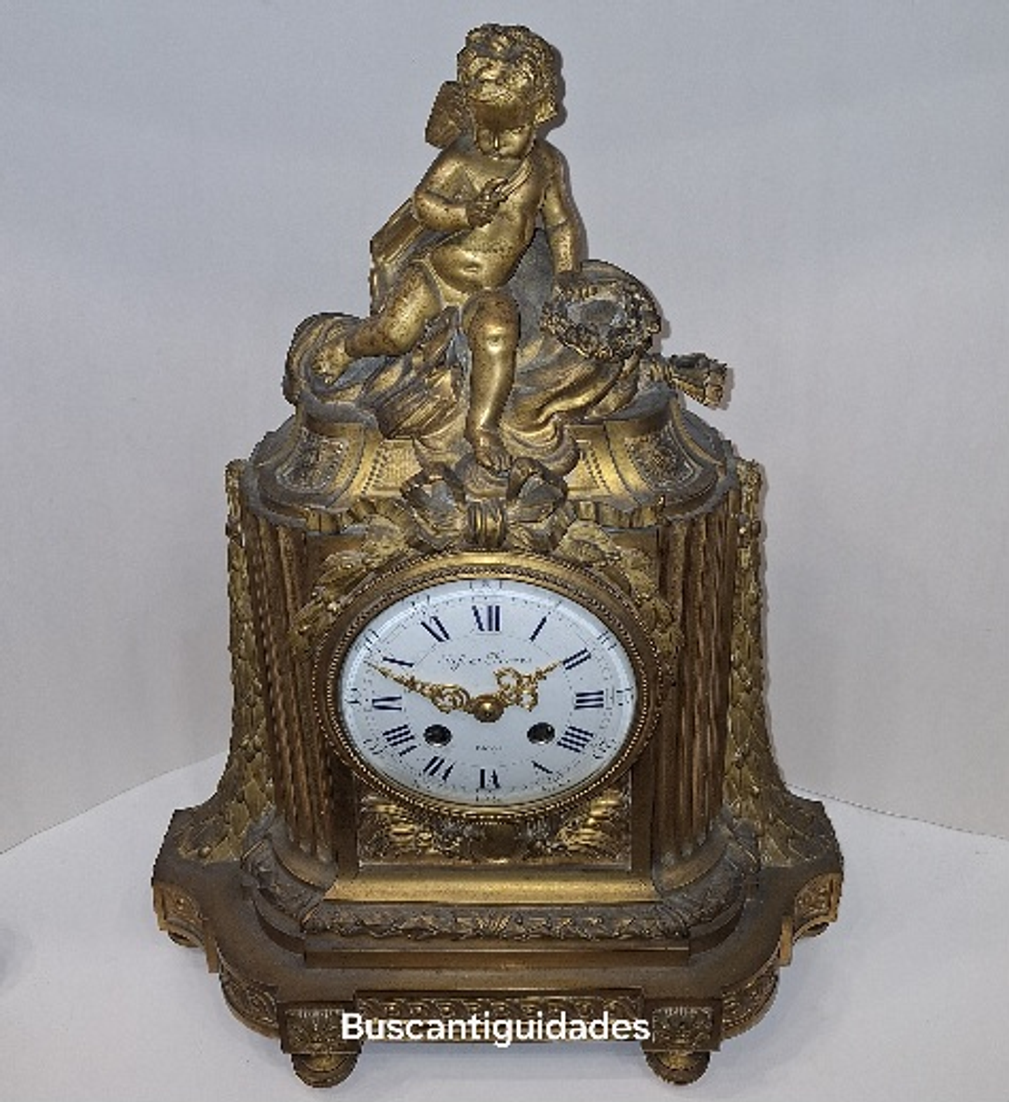 Relógio de lareira estilo Luís XVI 1