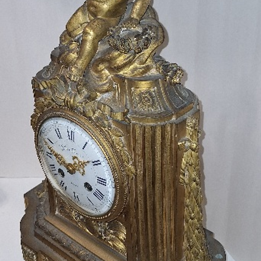 Relógio de lareira estilo Luís XVI 2