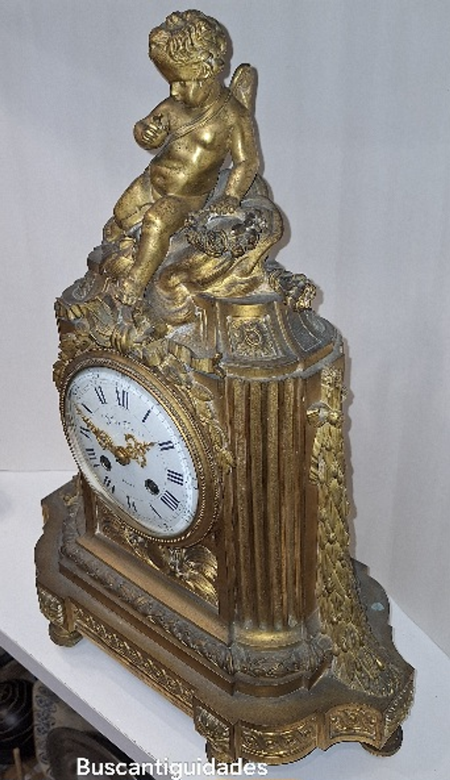 Relógio de lareira estilo Luís XVI 2