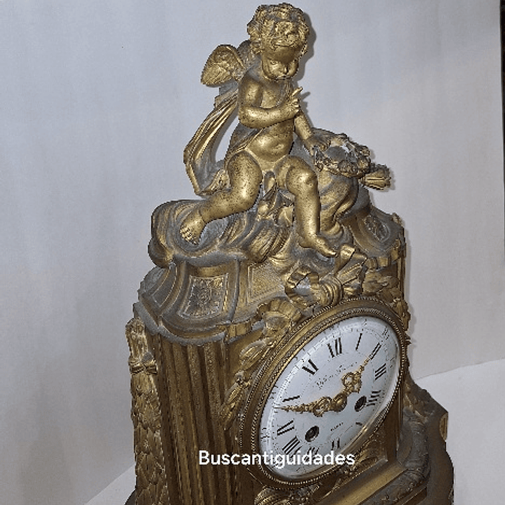 Relógio de lareira estilo Luís XVI 3