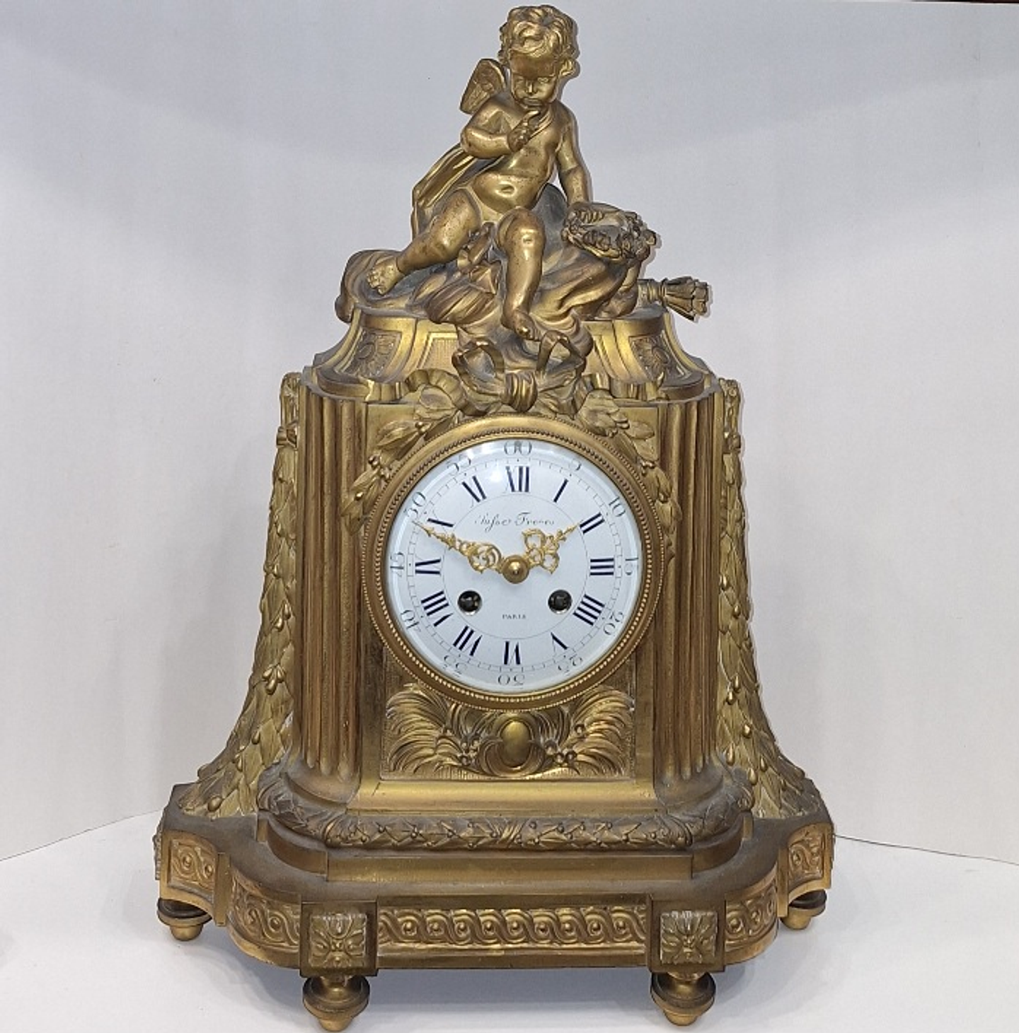 Relógio de lareira estilo Luís XVI 4