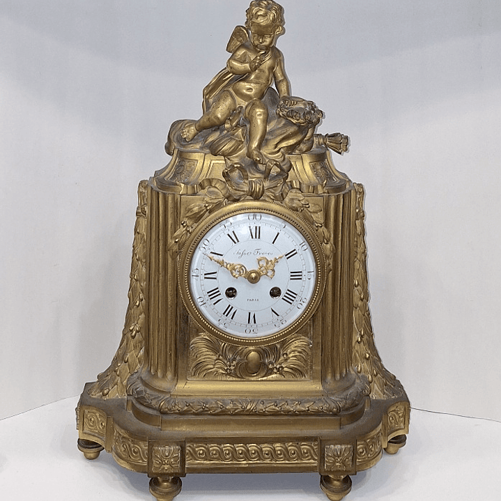 Relógio de lareira estilo Luís XVI 4