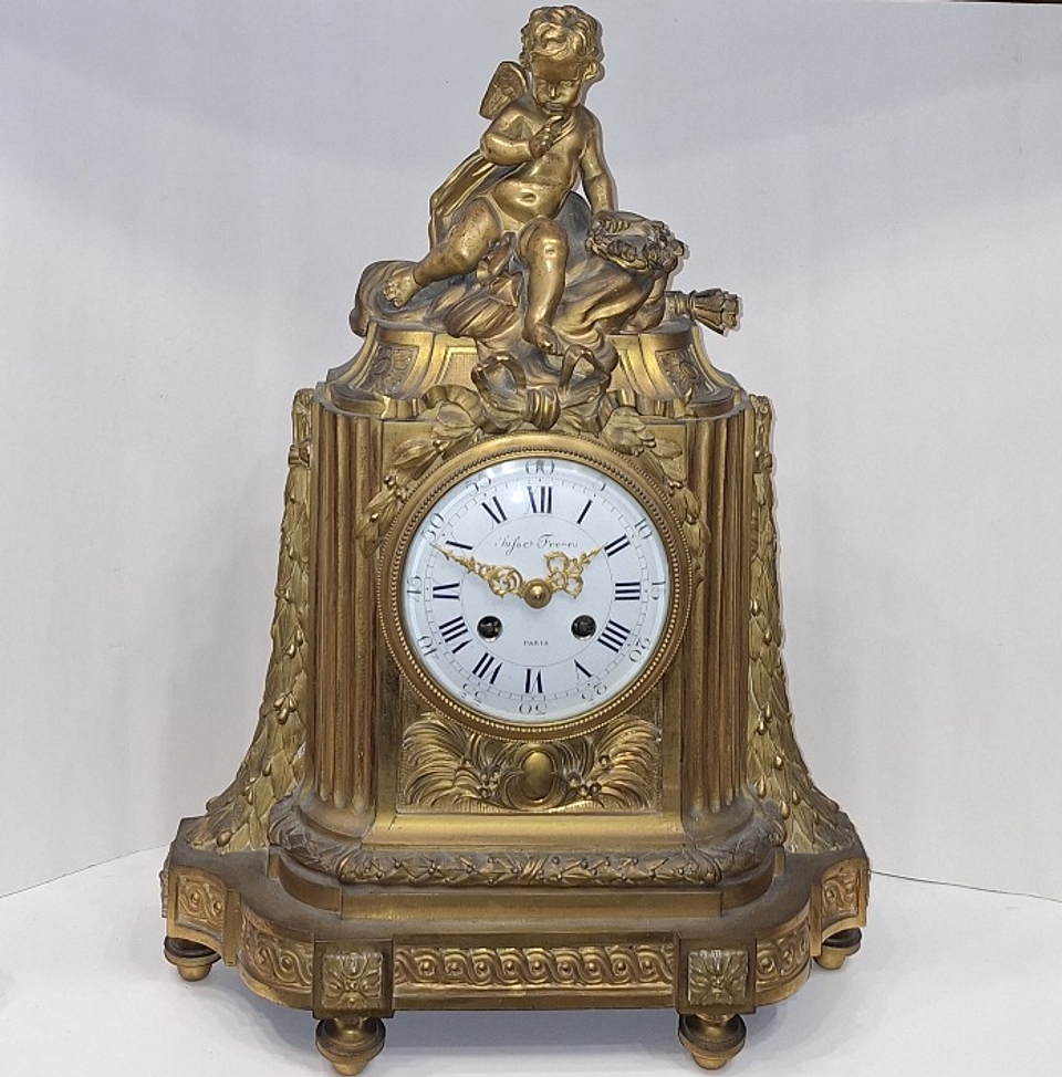 Relógio de lareira estilo Luís XVI 4