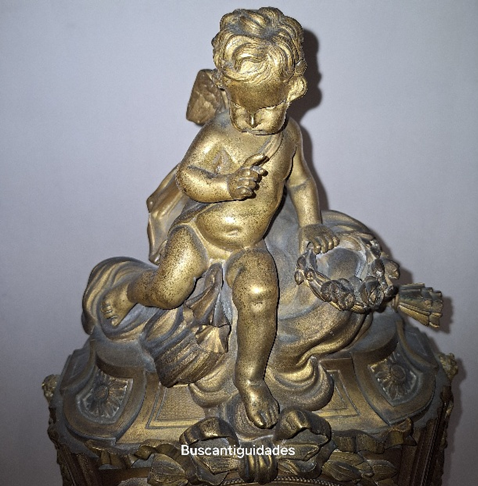 Relógio de lareira estilo Luís XVI 5