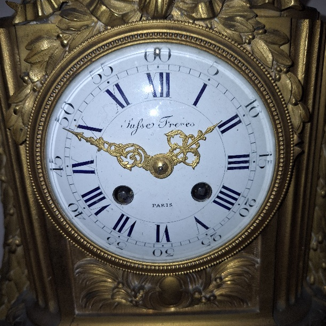 Relógio de lareira estilo Luís XVI 6