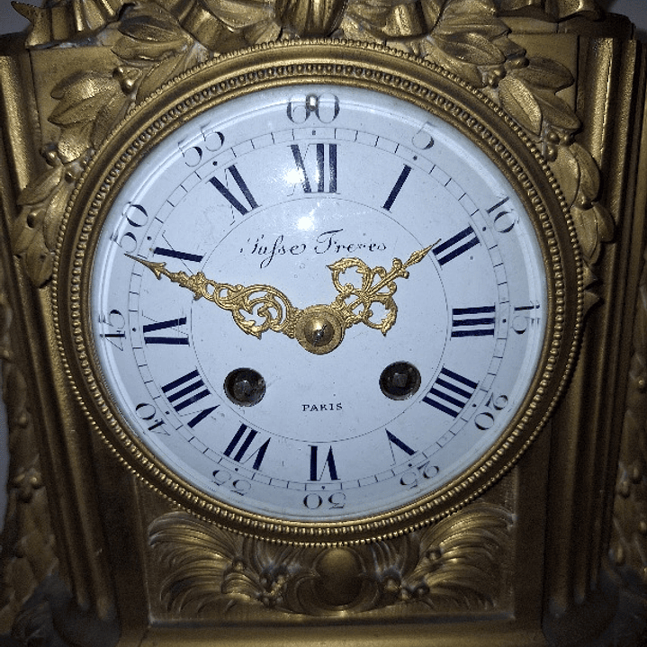 Relógio de lareira estilo Luís XVI 6