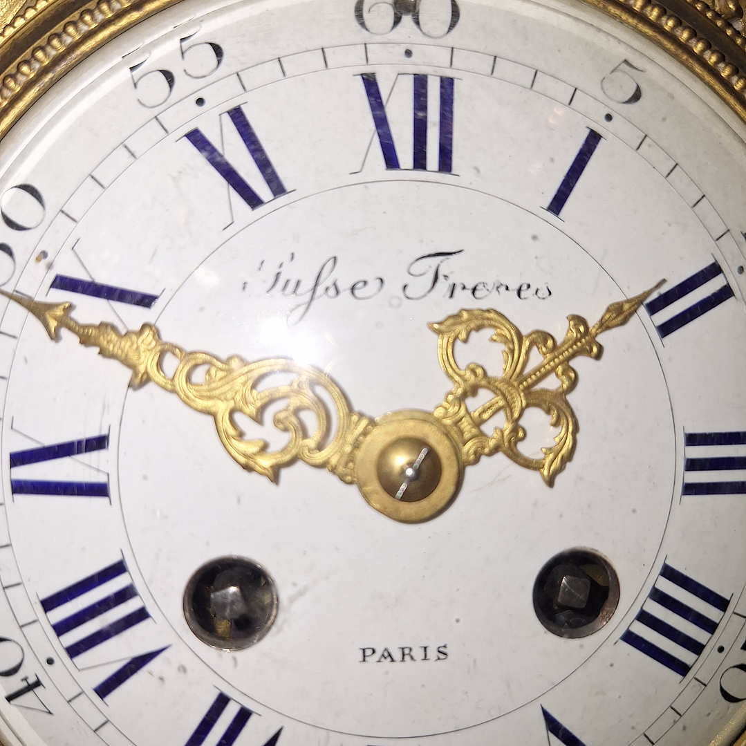 Relógio de lareira estilo Luís XVI 7