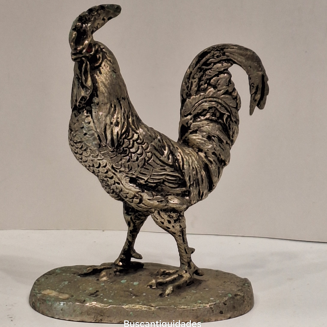 Escultura em bronze, Galo  1