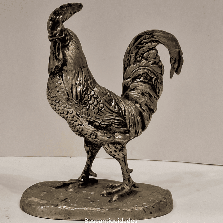 Escultura em bronze, Galo  1