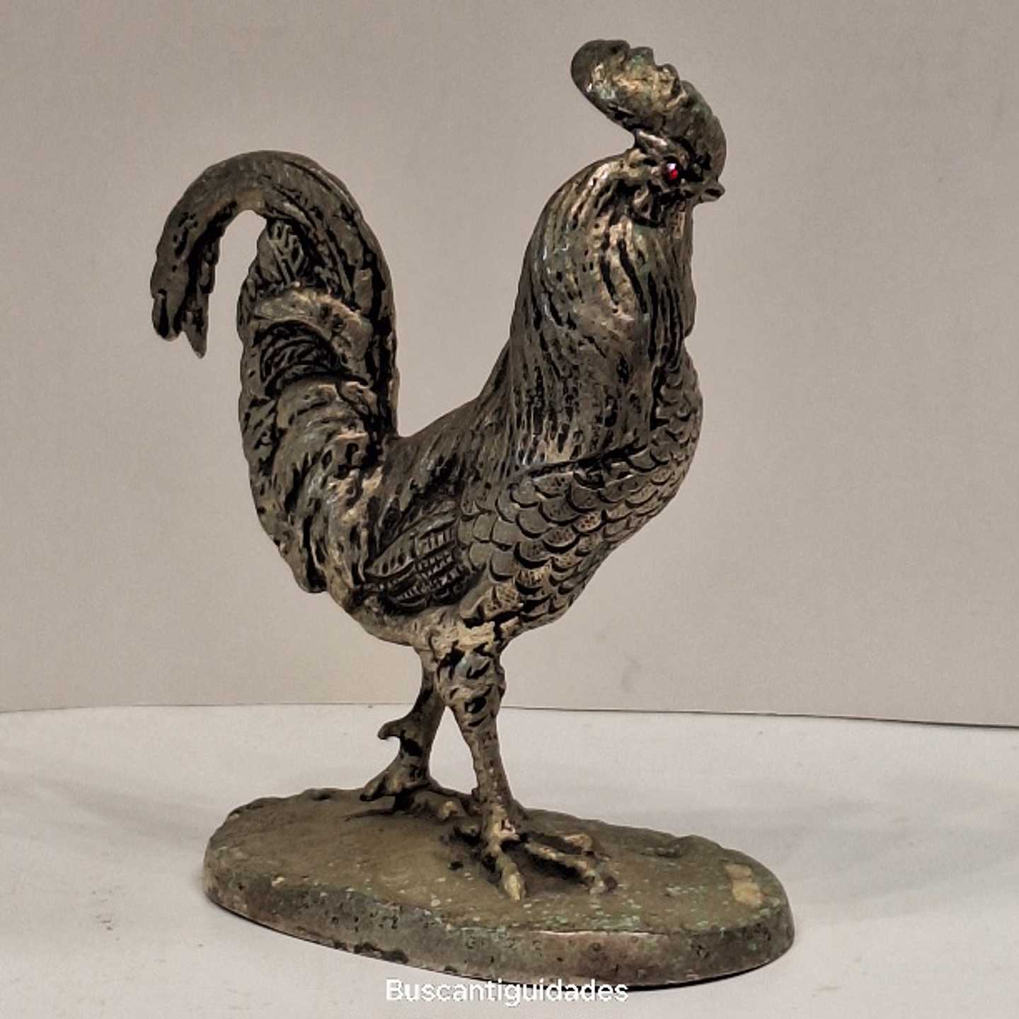 Escultura em bronze, Galo  2