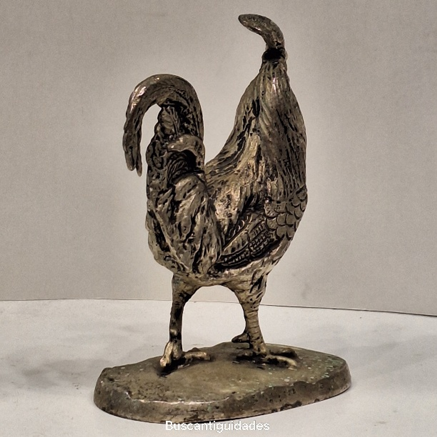Escultura em bronze, Galo  3