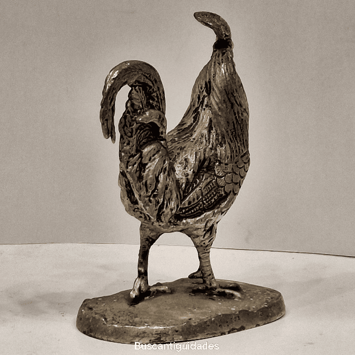 Escultura em bronze, Galo  3