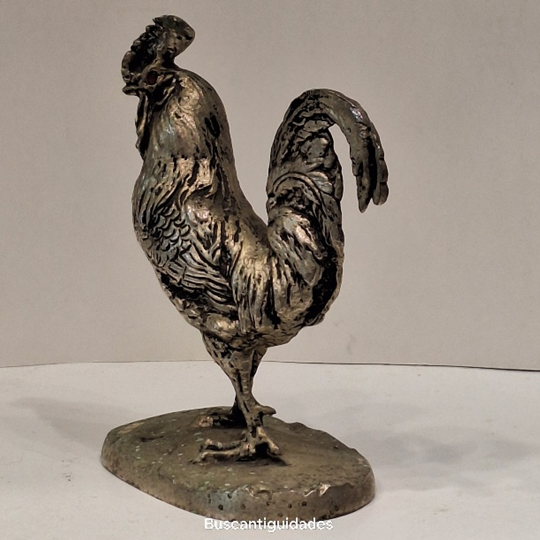 Escultura em bronze, Galo  4