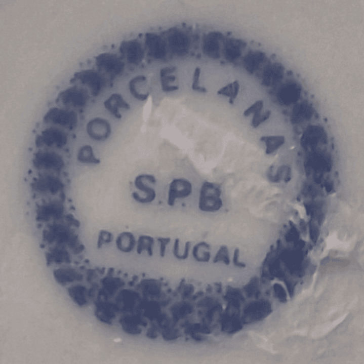 Mini bule em porcelana com estanho 4