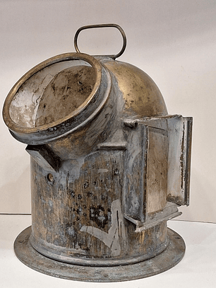 Caixa de Bitácula antiga para bússola 