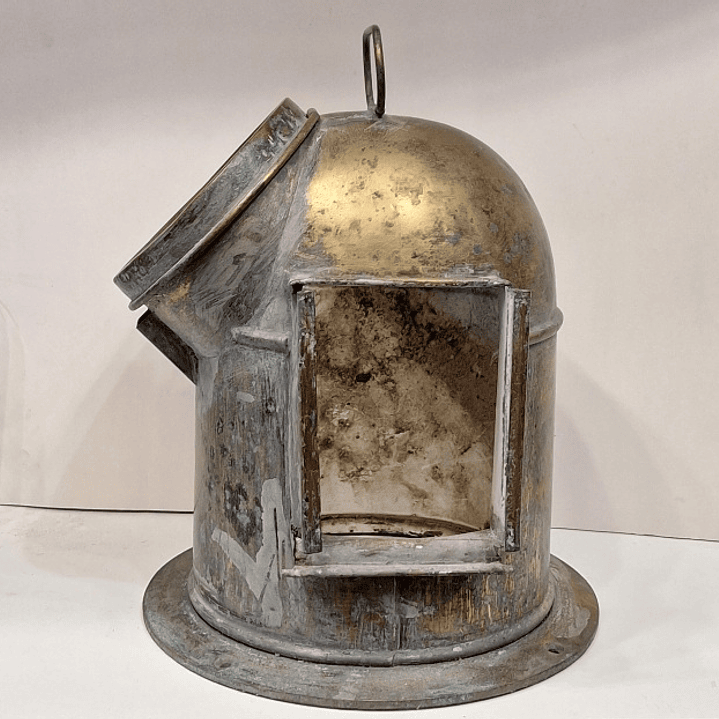 Caixa de Bitácula antiga para bússola  2