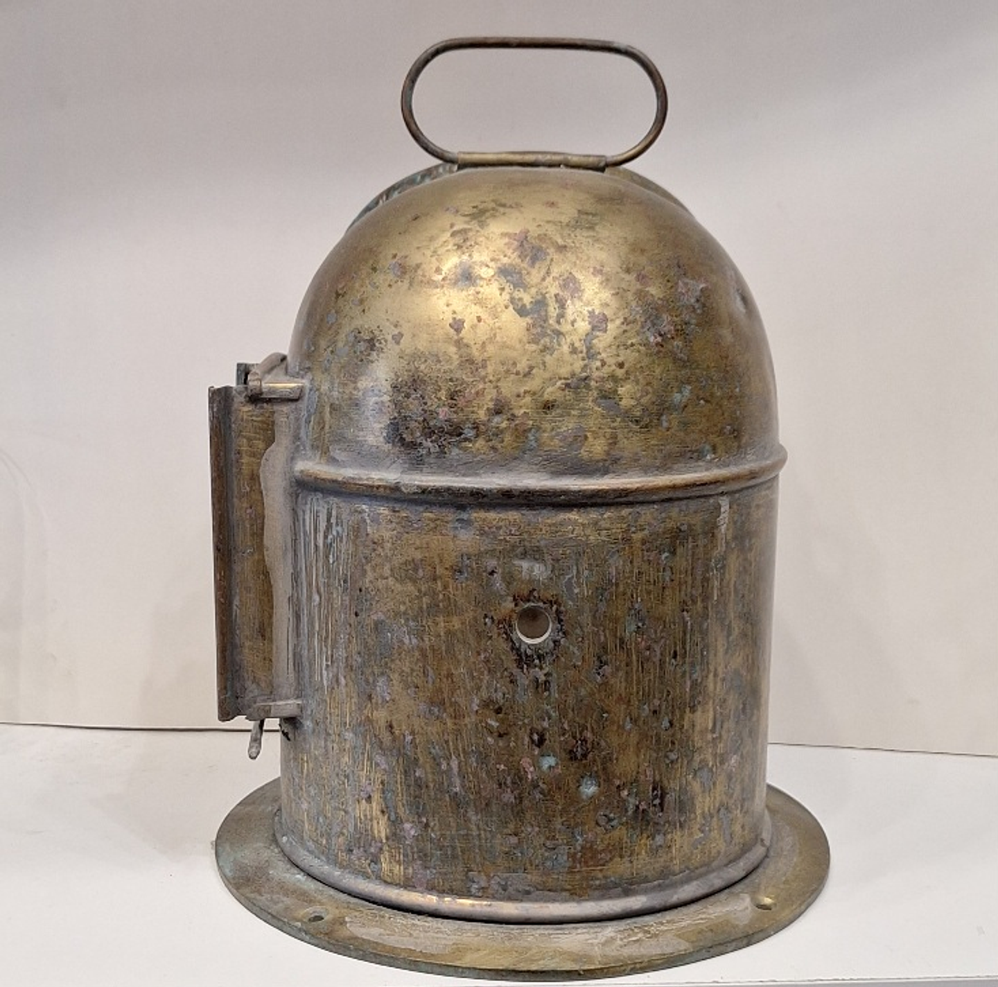 Caixa de Bitácula antiga para bússola  4