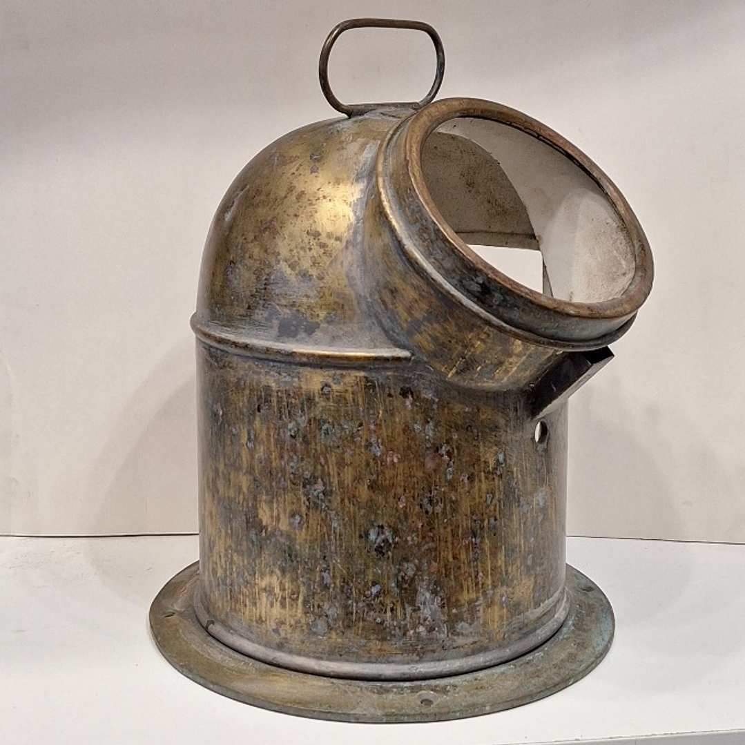 Caixa de Bitácula antiga para bússola  5