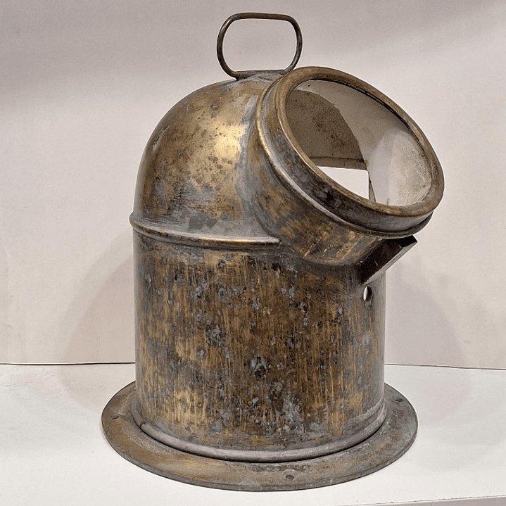 Caixa de Bitácula antiga para bússola  5