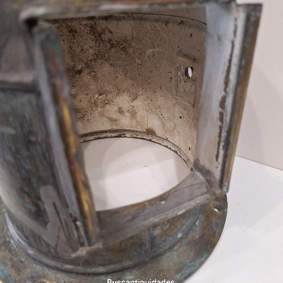 Caixa de Bitácula antiga para bússola  6