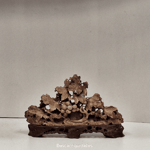 Escultura chinesa em pedra sabão