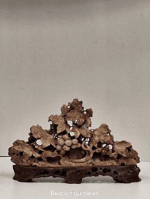 Escultura chinesa em pedra sabão