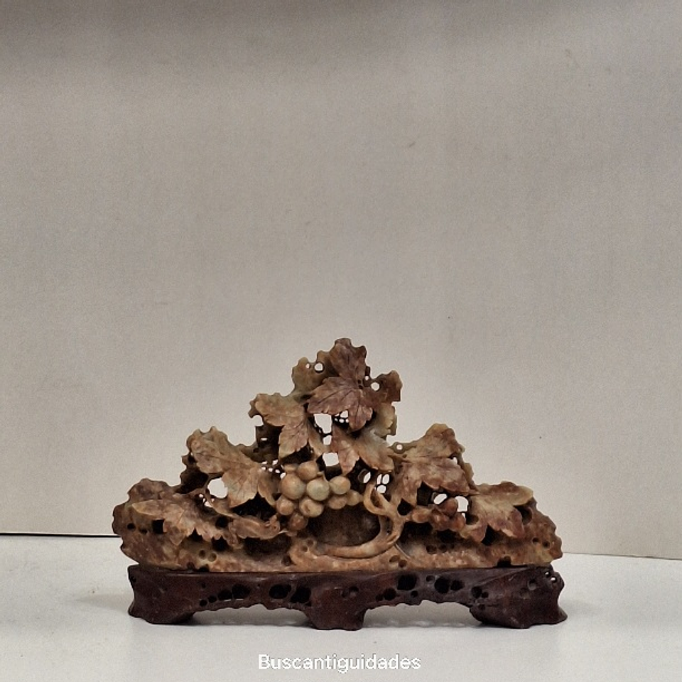 Escultura chinesa em pedra sabão 1