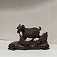 Escultura chinesa em pedra dura, Cabras - thumbnail 10