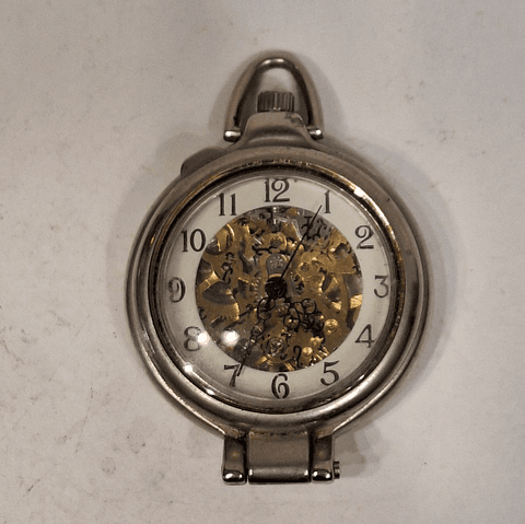 Relógio de bolso esqueleto 