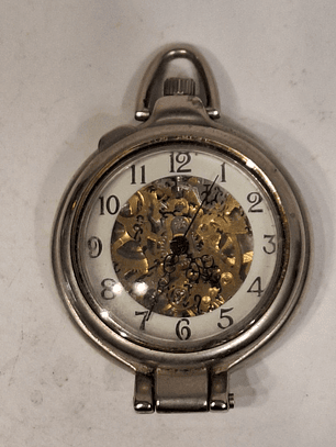 Relógio de bolso esqueleto 