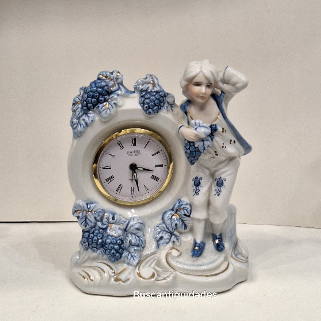 Relógio de mesa em porcelana Japonesa  1