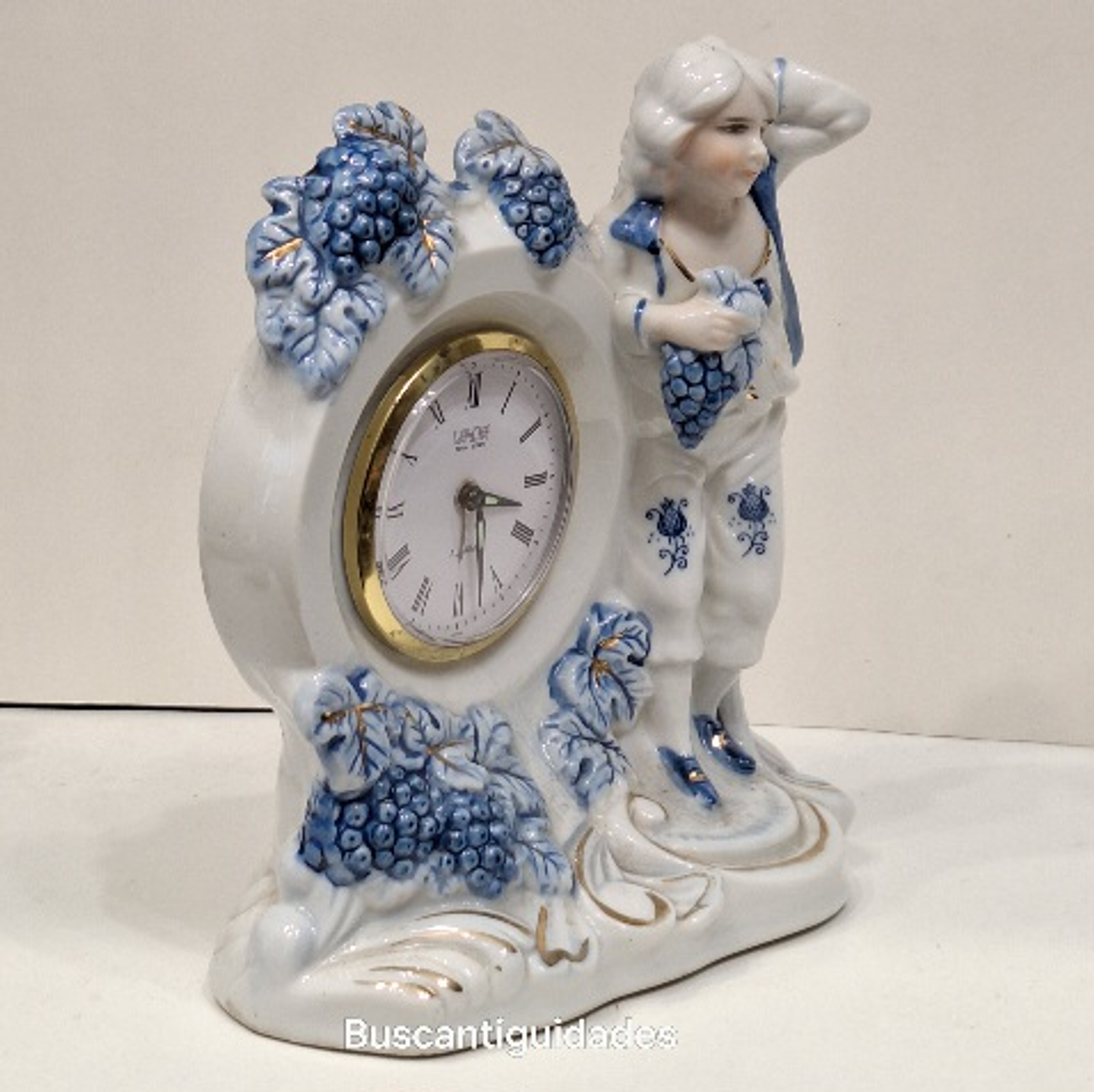 Relógio de mesa em porcelana Japonesa  3