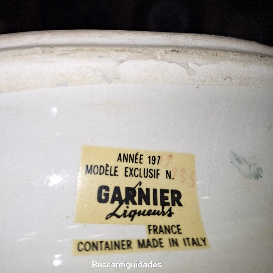 Garrafa decorativa licor Garnier 6