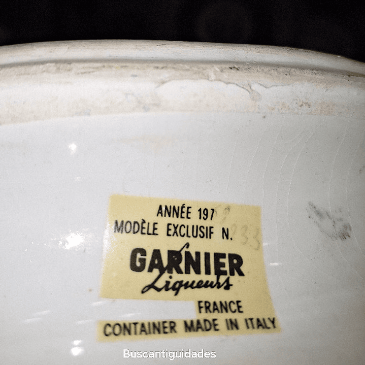 Garrafa decorativa licor Garnier 6