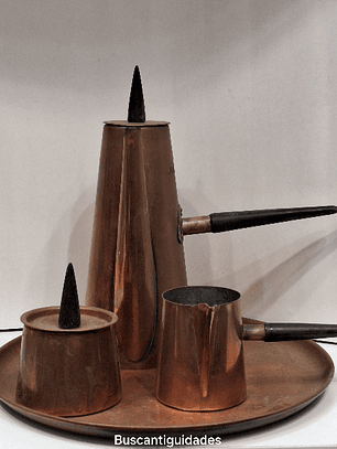 Baixela em cobre da B&M, Portugal 