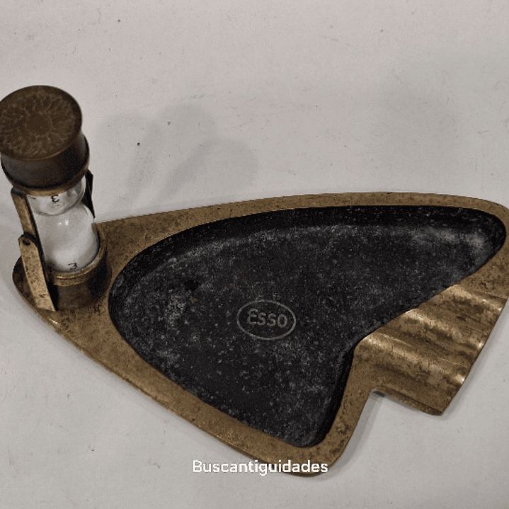 Cinzeiro com ampulheta da Esso 2