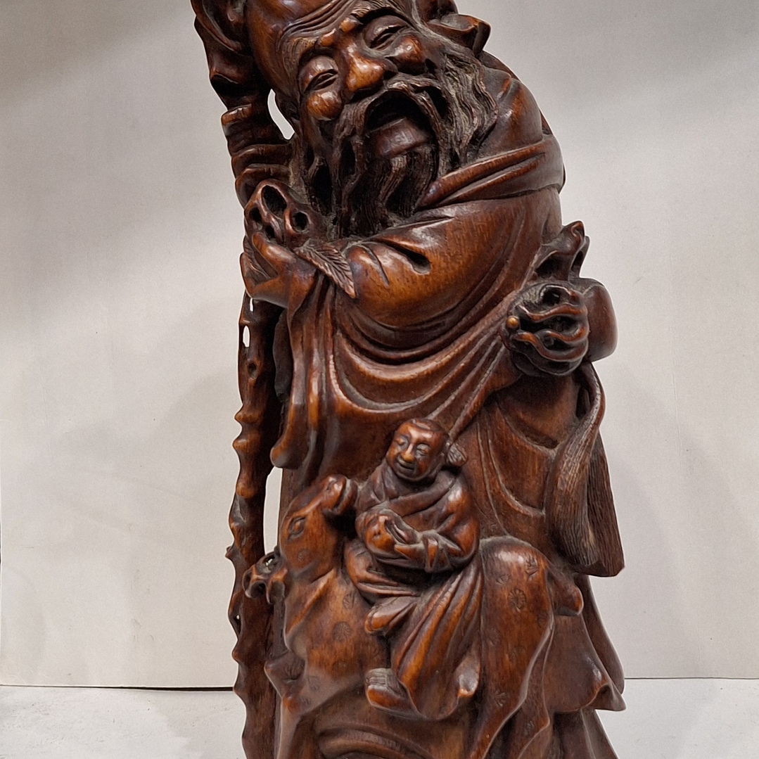 Escultura chinesa em bambu 2