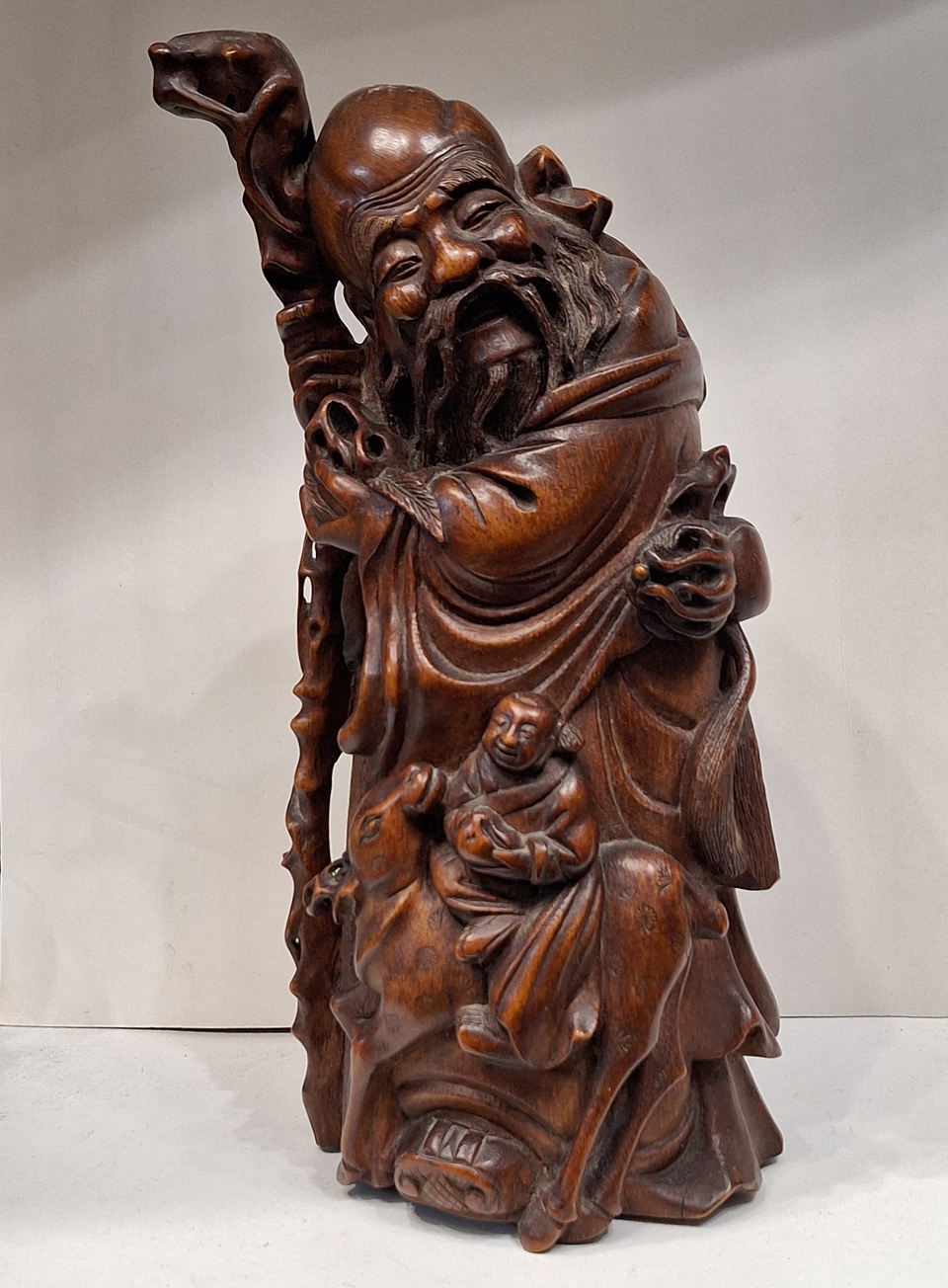 Escultura chinesa em bambu 2