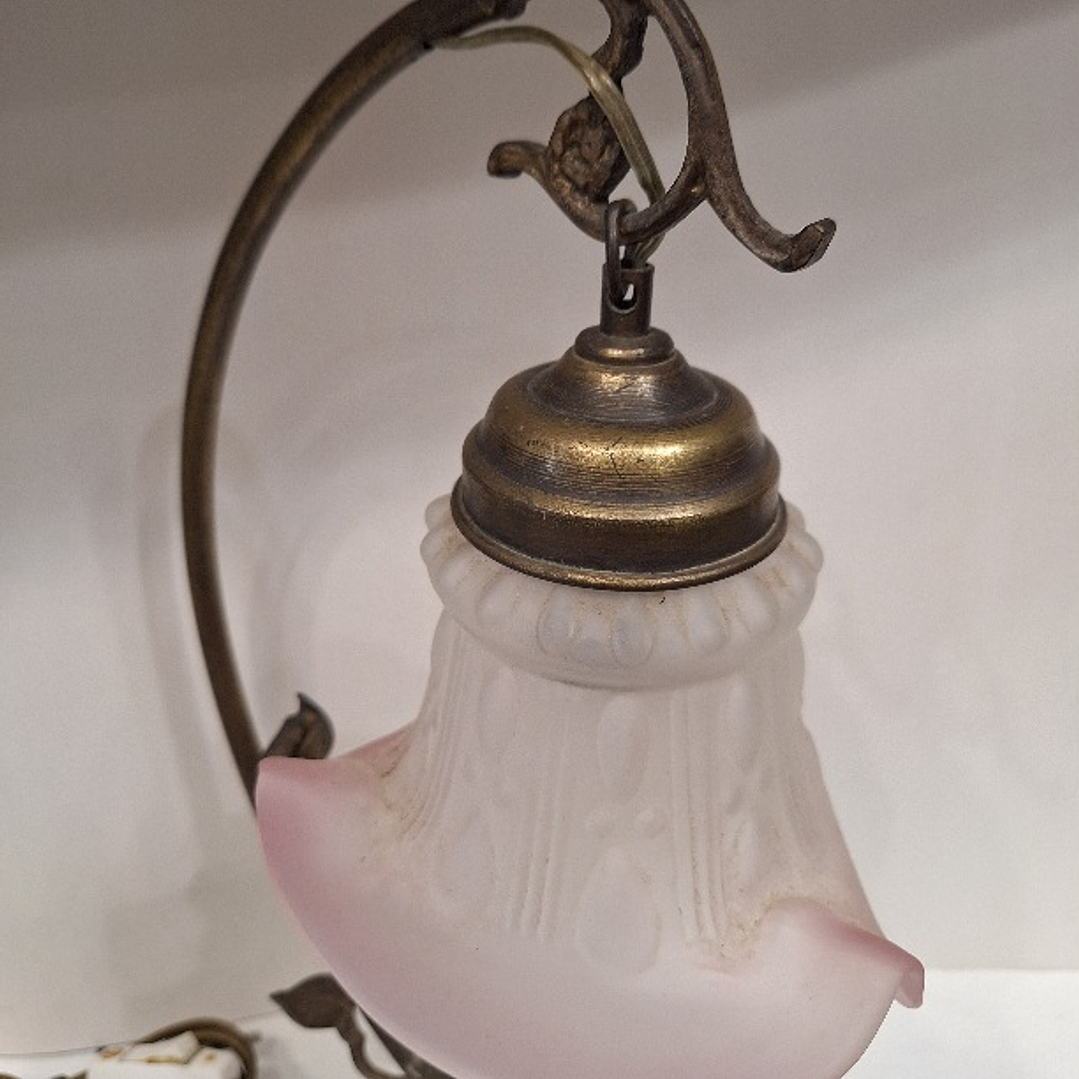 Par de candeeiros de mesa Art Nouveau  4