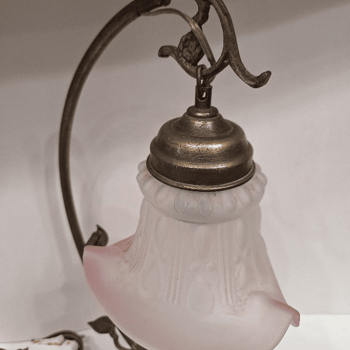 Par de candeeiros de mesa Art Nouveau  4