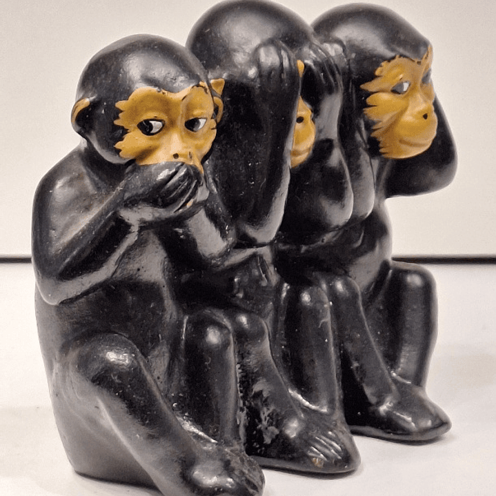 Os três macacos místicos Japoneses  2