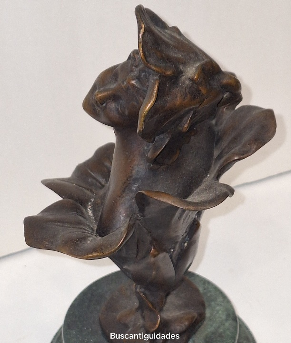 Escultura em bronze estilo art nouveau  5
