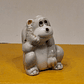 Estatueta vintage de macaco de porcelana - Thumbnail 3