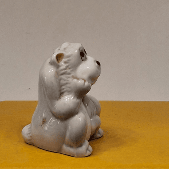Estatueta vintage de macaco de porcelana 4
