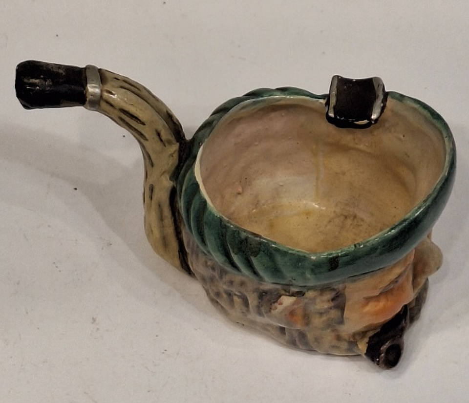 Cinzeiro, cachimbo antropomórfico, marinheiro  3