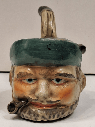 Cinzeiro, cachimbo antropomórfico, marinheiro 