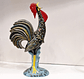 Galo em cerâmica policromada  - vignette 1