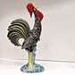 Galo em cerâmica policromada  - Thumbnail 1